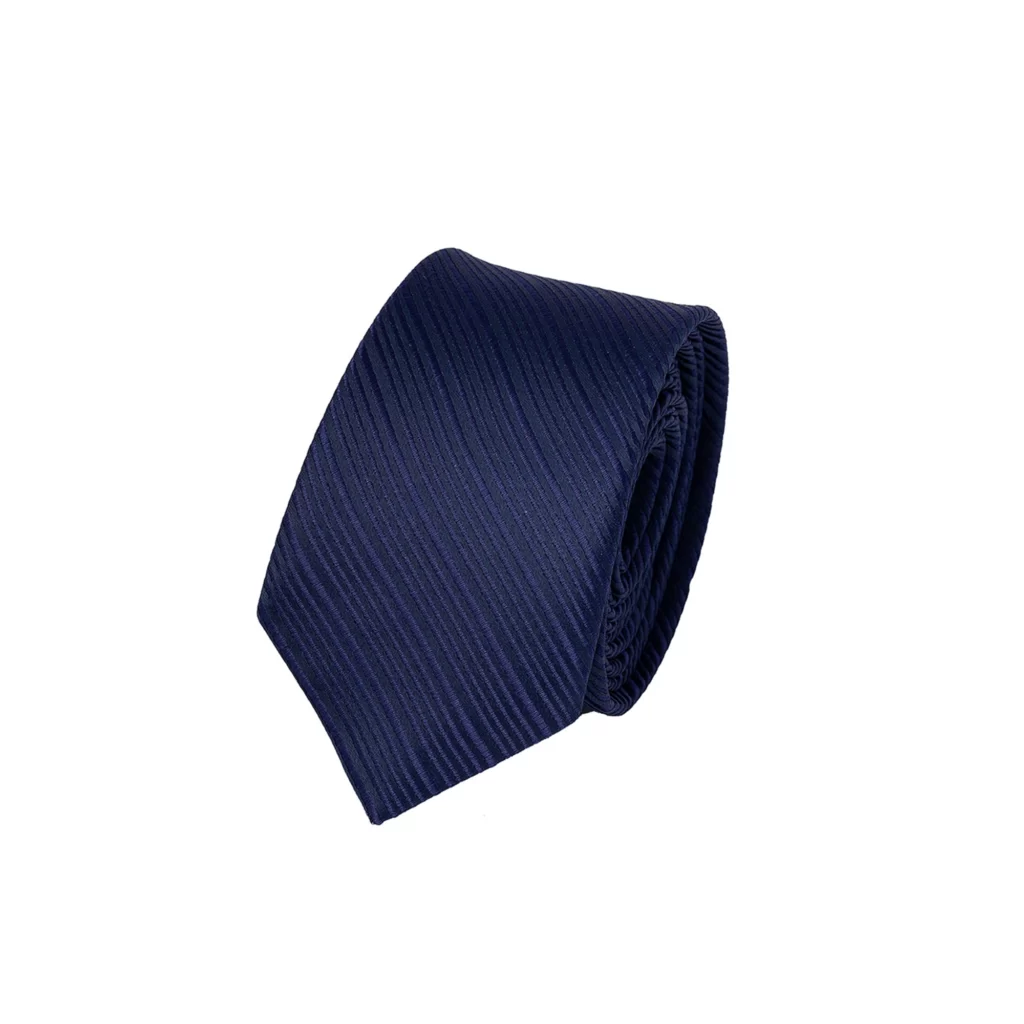 کراوات پوشتدار نازک سرمه‌ ای