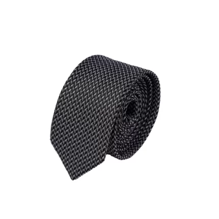کراوات پوشتدار نازک طوسی نوک مدادی