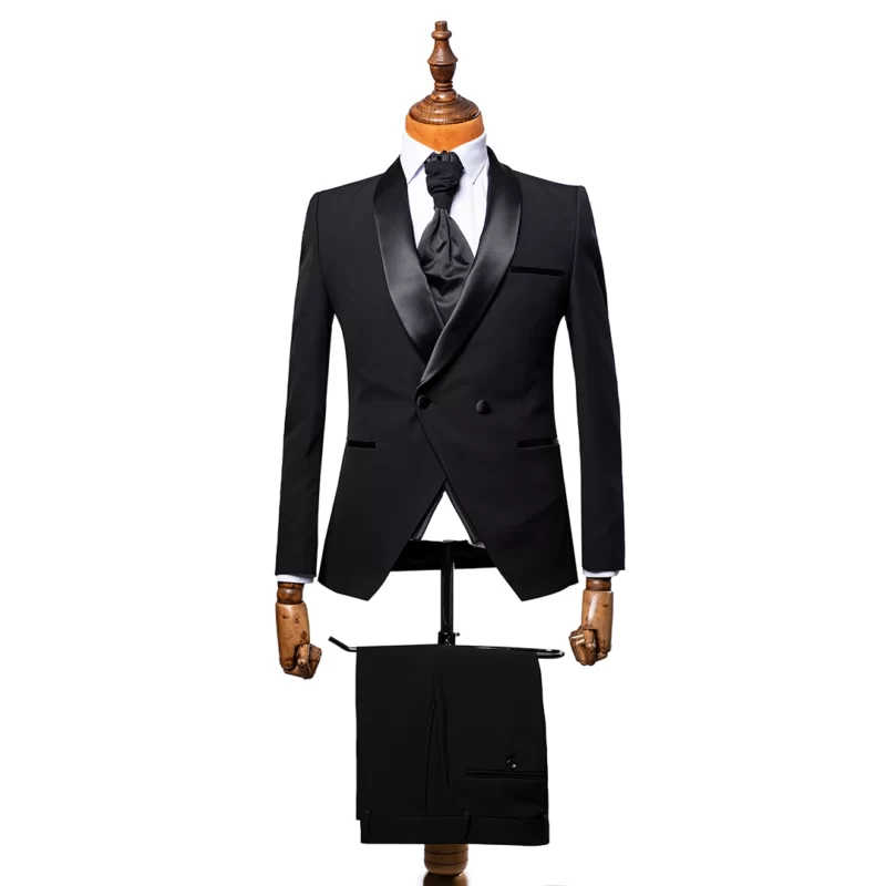 کت شلوار تاکسیدو هادرسفیلد مشکی