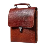 کیف دوشی چرم نوری