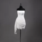 لباس عروس مدل ژورنالی کوتاه