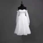 لباس عروس مینی سنگ خطی