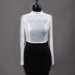 کت عروس توری کار شده