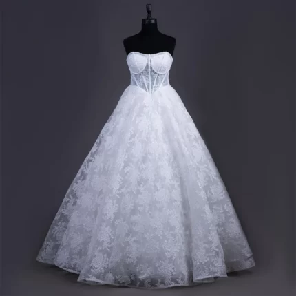 لباس عروس دانتل لی لی VIP