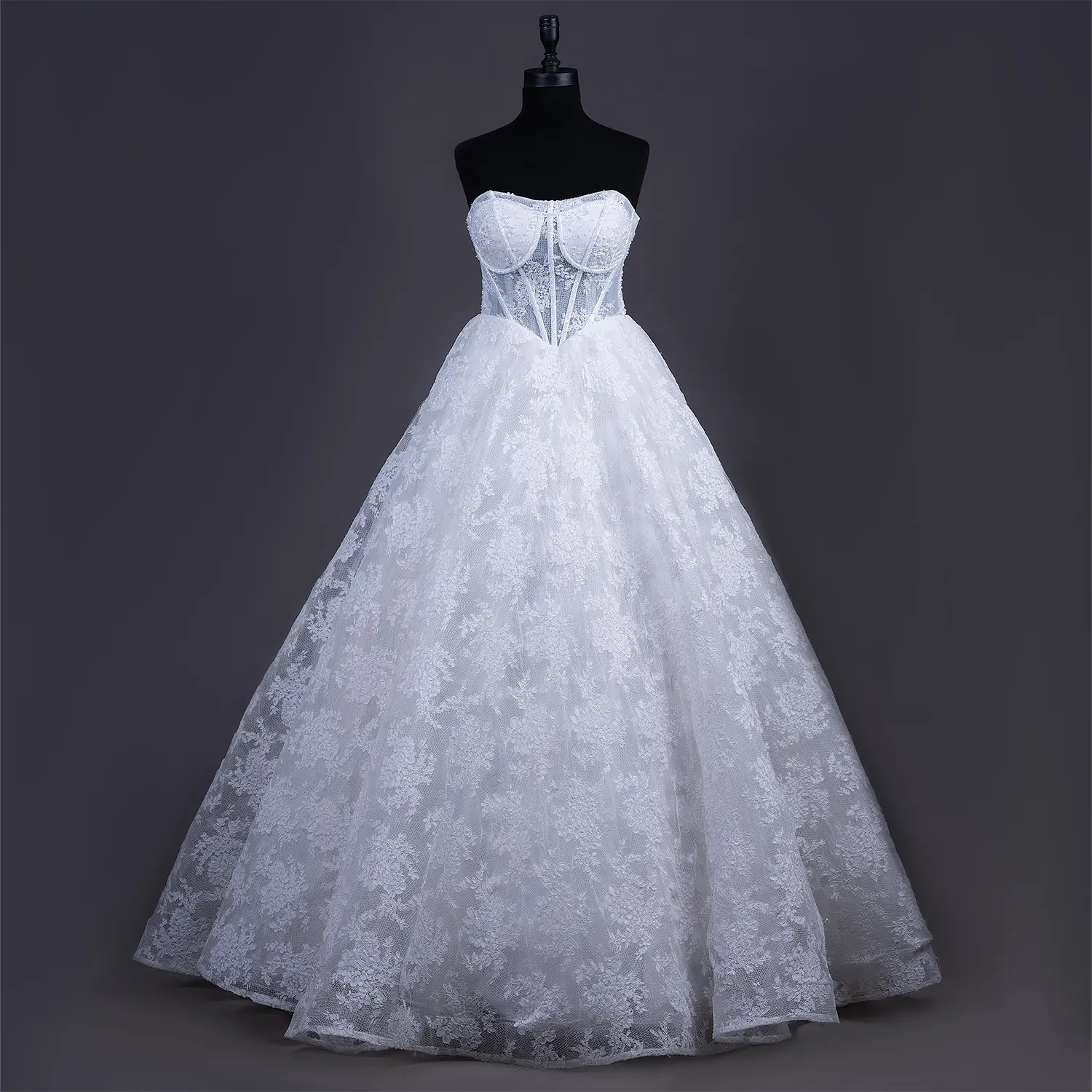 لباس عروس دانتل لی لی VIP لباس عروس دانتل لی لی VIP